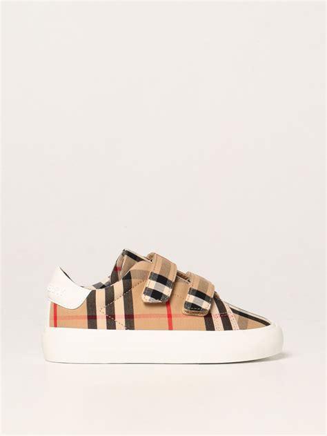 baskets burberry enfant|Burberry Kids .